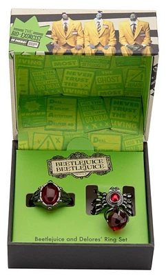 Beetlejuice & Delores Ring Set 