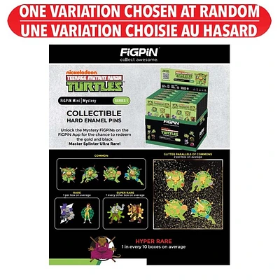 Teenage Mutant Ninja Turtle Figpin Mini Mystery Enamel Pins – Une variation choisie au hasard