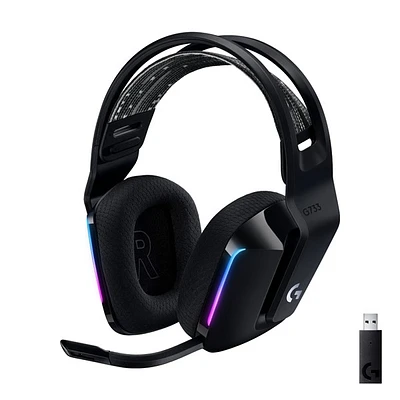 Logitech G733 Lightspeed Wireless Gaming Headset - Black 