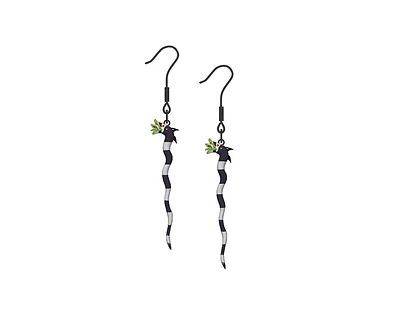 Beetlejuice Sandworm Wiggle Earrings 