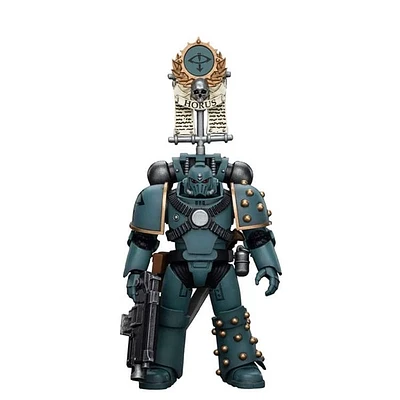 Warhammer The Horus Heresy Action Figure 1/18 Sons Of Horus MKIV Tactical Squad Legionary With Legion Vexilla