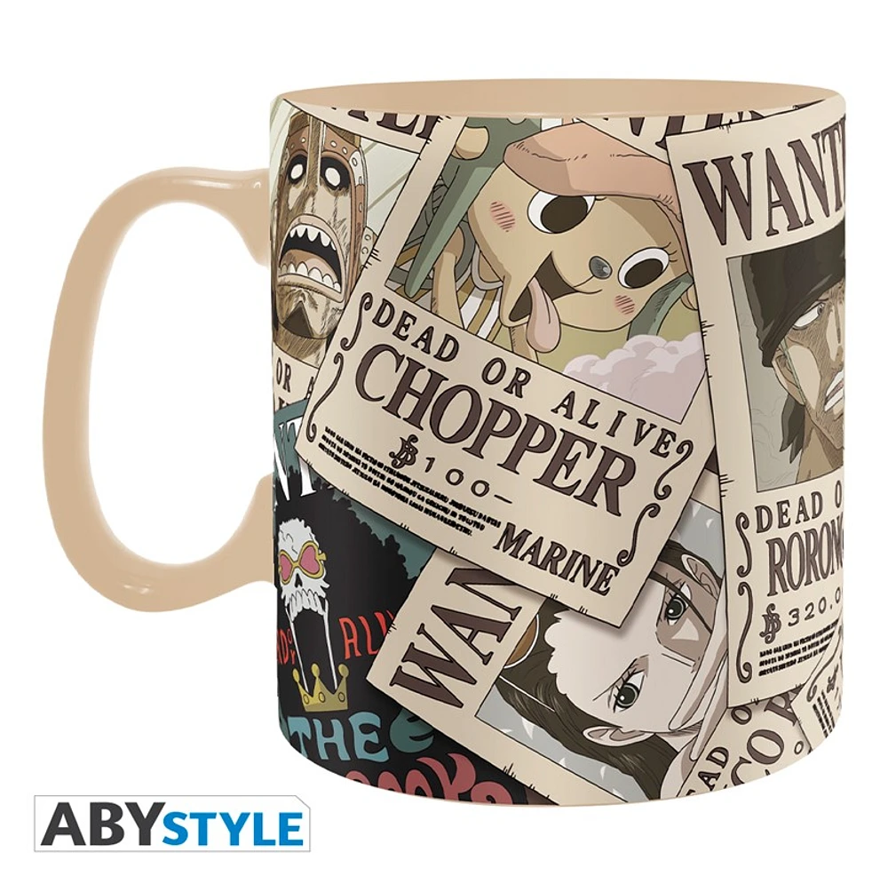 One Piece: Wanted Poster Mug & Coaster Gift Set 