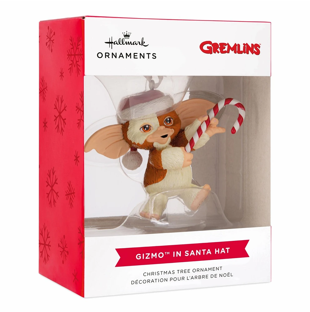 Hallmark Christmas Ornament (Gremlins Gizmo in Santa Hat) 