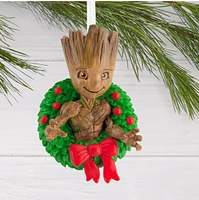 Hallmark Christmas Ornament (Marvel Guardians of the Galaxy Groot in Holiday Wreath) 