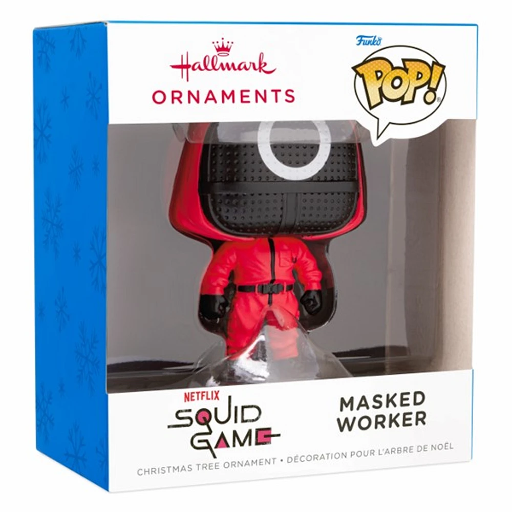 Hallmark Christmas Ornament (Squid Game Masked Worker Funko POP!) 