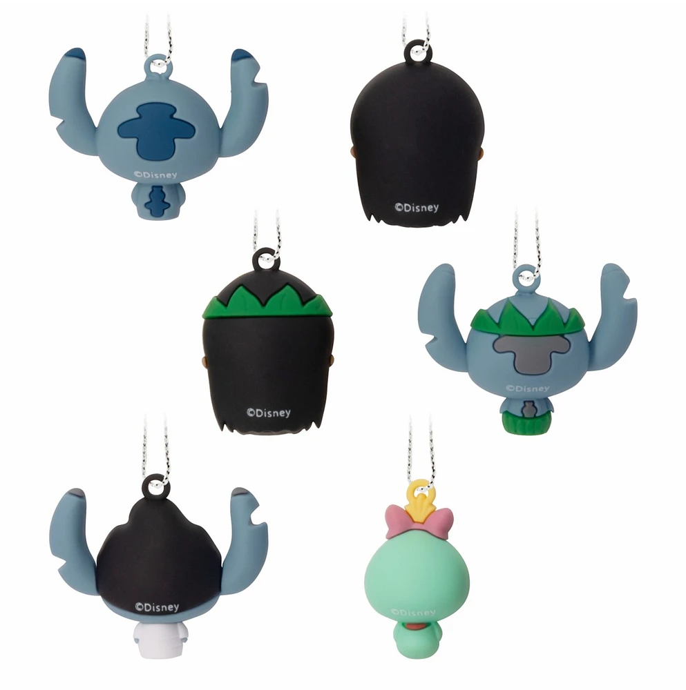 Hallmark Mini Christmas Ornaments (Disney Lilo & Stitch Shatterproof), Set of 6 