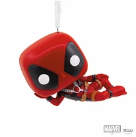 Hallmark Christmas Ornament (Marvel Deadpool Laying Down Funko POP!) 