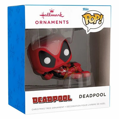 Hallmark Christmas Ornament (Marvel Deadpool Laying Down Funko POP!) 