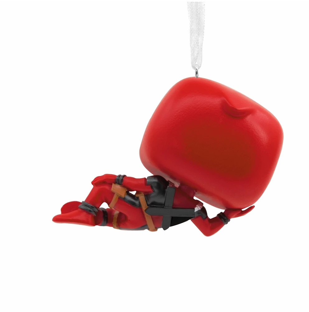 Hallmark Christmas Ornament (Marvel Deadpool Laying Down Funko POP!) 