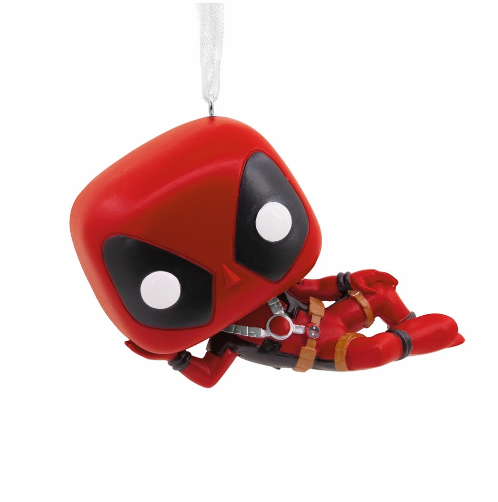 Hallmark Christmas Ornament (Marvel Deadpool Laying Down Funko POP!) 