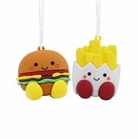 Hallmark Christmas Ornaments (Better Together Burger and Fries Magnetic), Set of 2 