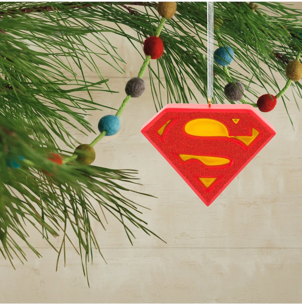 Hallmark Christmas Ornament (DC Superman Shield) 