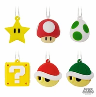 Hallmark Mini Christmas Ornaments (Nintendo Super Mario Shatterproof), Set of 6 