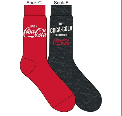 Coca-Cola Socks 2 Pack 