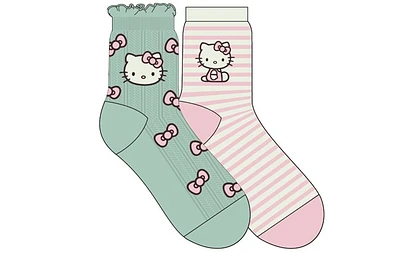 Chaussettes mi-mollet Hello Kitty 2 paires 