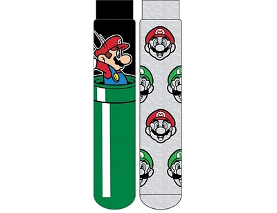  Chaussettes Super Mario Pipe Crew 2 paires 