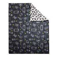 Ensemble de literie simple Gamer, 4 pièces 