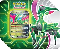 Pokémon Trading Card Game: Paradox Clash Tin Iron Leaves EX or Walking Wake EX (Français) – Une variation choisie au hasard