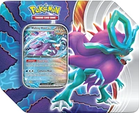 Pokémon Trading Card Game: Paradox Clash Tin Iron Leaves EX or Walking Wake EX (Français) – Une variation choisie au hasard