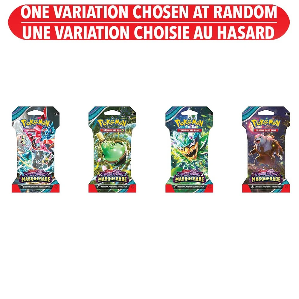Pokémon Trading Card Game : Scarlet and Violet Twilight Masquerade Booster (Français) – Une variation choisie au hasard