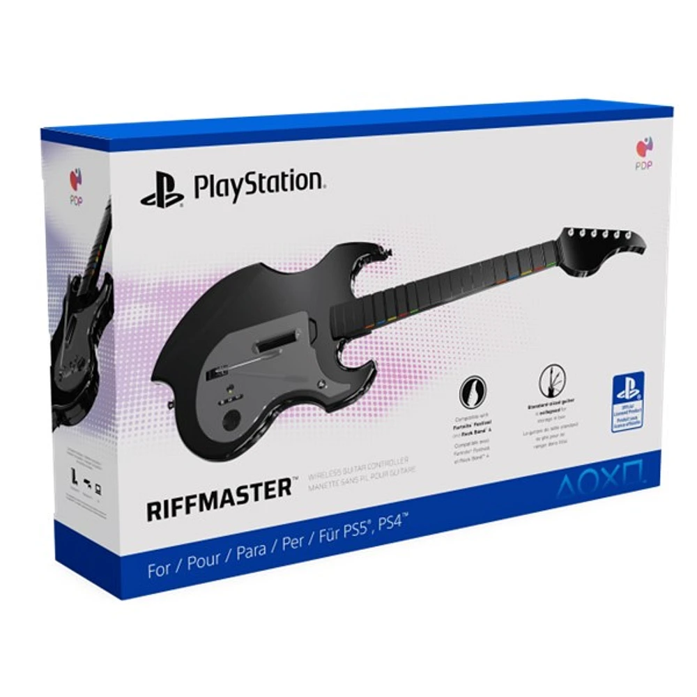 PDP Riffmaster Wireless Guitar Controller for PlayStation 5 and PlayStation 4 - (Web-Only)