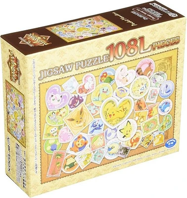 PK108-L01 108LP Puzzle Postage Stamp Art Pokemon 108 piece Ensky Jigsaw Puzzle 