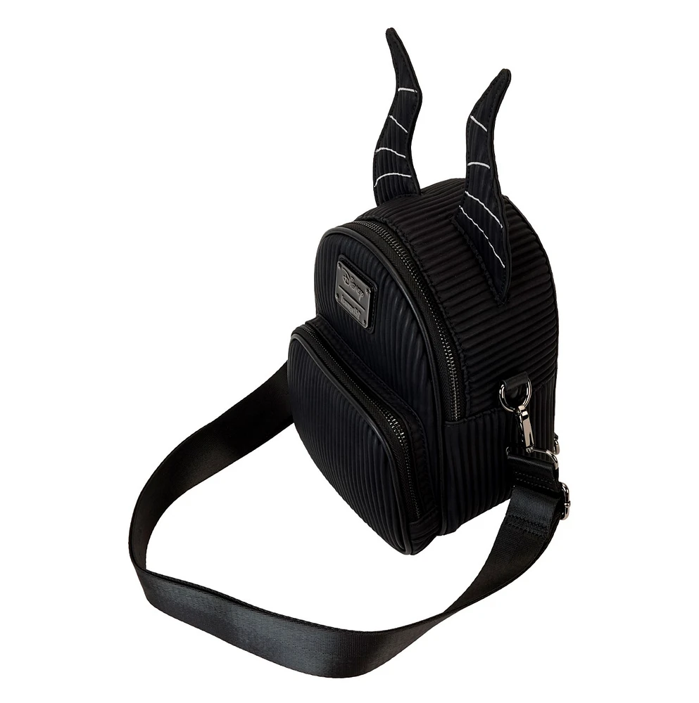 Loungefly: Maleficent Dragon Horns Convertible Mini Backpack & Crossbody Bag 
