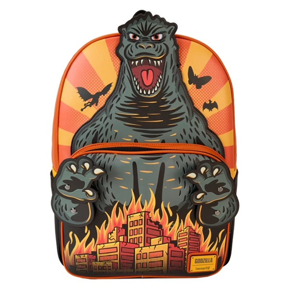 Loungefly: Godzilla Burning City Full-Size Backpack 