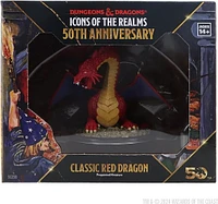 Dungeons & Dragons Icons of the Realms: Classic Red Dragon Boxed Miniature (50th Anniversary) 