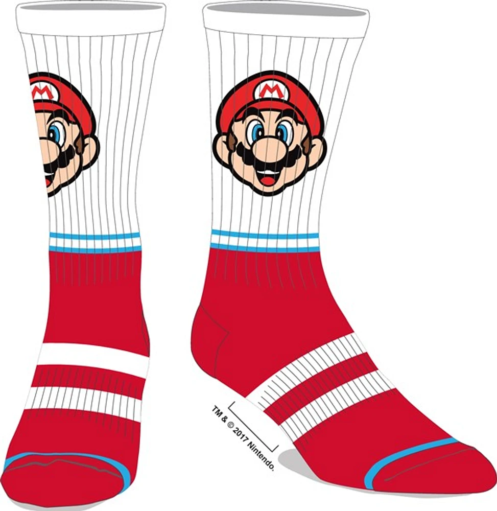 Mario Red Athletic Socks 