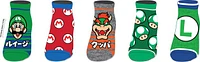 Super Mario Luigi & Bowser Ankle Socks 5 pack 