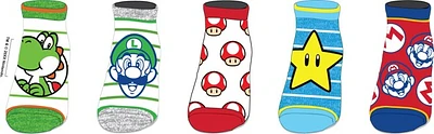 Super Mario Characters Ankle Socks 5 pack 