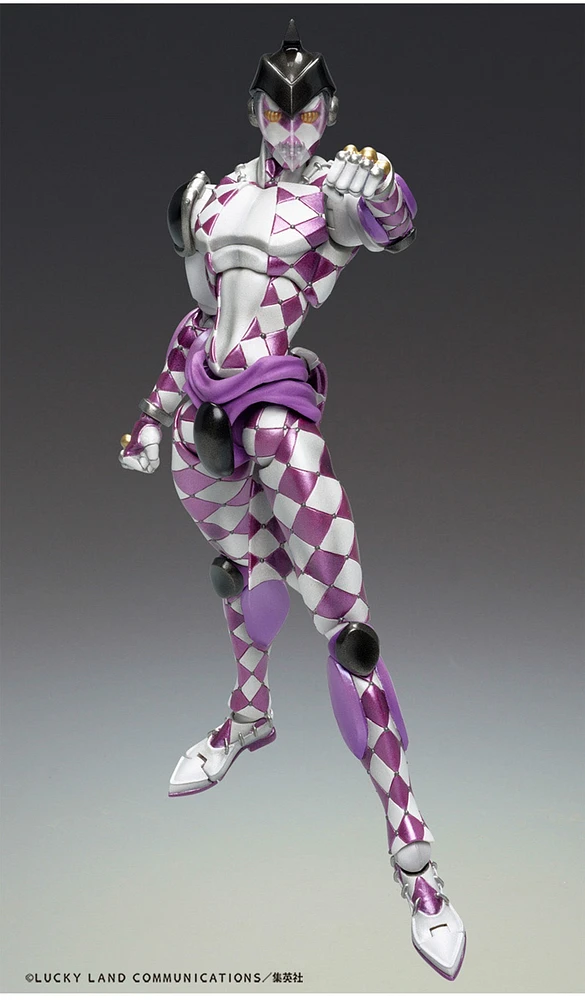 Jojo's Bizarre Adventure Part 5 Super Action Statue Purple Haze (P.H) Figure 