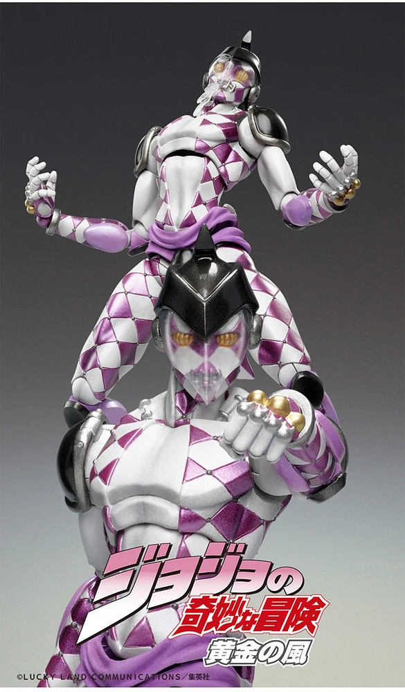 Jojo's Bizarre Adventure Part 5 Super Action Statue Purple Haze (P.H) Figure 