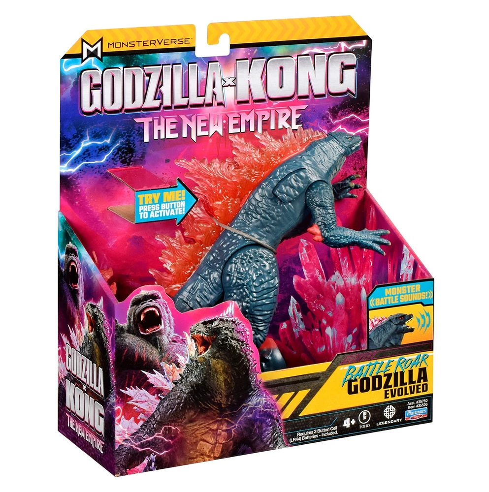 Godzilla x Kong : The New Empire - Figurine Battle Roar 7" - Godzilla Evolved (avec sons) 