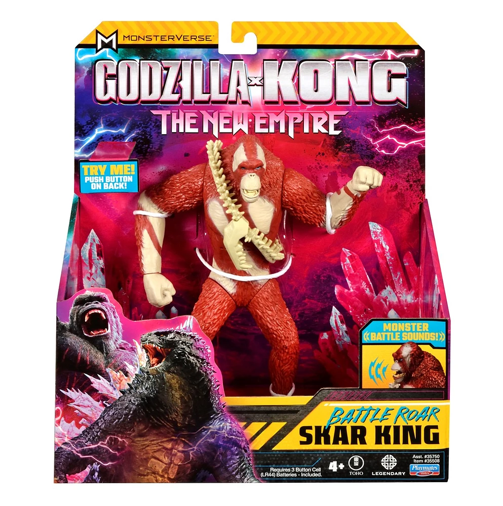 Godzilla x Kong: The New Empire -  7"Figure Battle Roar - Skar King (with sounds) 