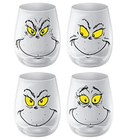 The Grinch Face Glasses 4 pack 