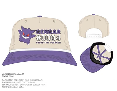 Gengar 0094 Casquette 2 tons 