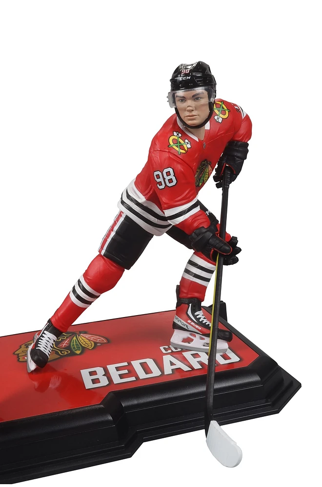 Connor Bedard in New Pose (Chicago Blackhawks) NHL 7" Figure 