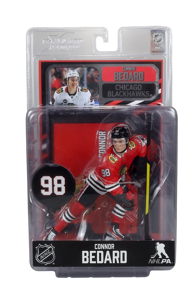 Connor Bedard in New Pose (Chicago Blackhawks) NHL 7" Figure 