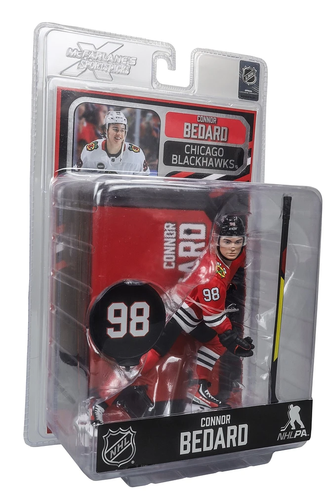 Connor Bedard in New Pose (Chicago Blackhawks) NHL 7" Figure 