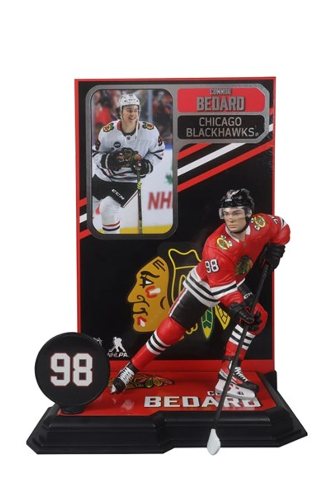 Connor Bedard in New Pose (Chicago Blackhawks) NHL 7" Figure 