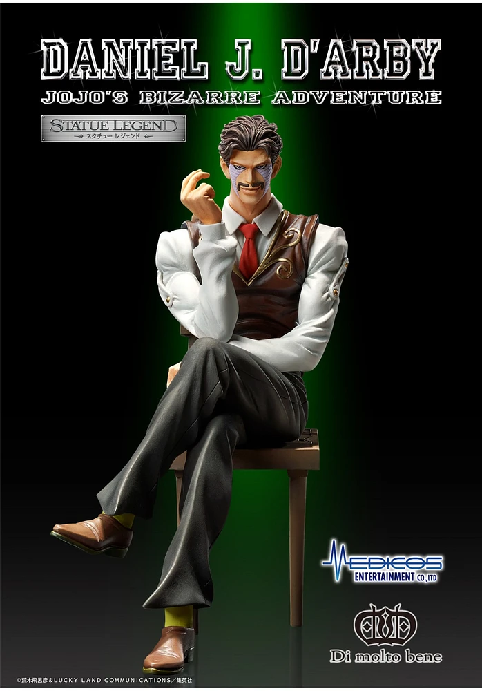 Jojos Bizarre Adv Pt3 Statue Legend Daniel J Darby PVC Figure 