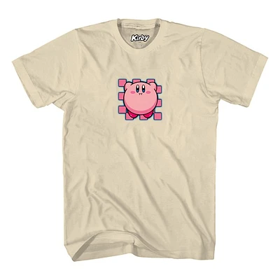 Kirby Floating Tan T-Shirt