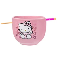 Bol Ramen dégradé rose Hello Kitty 