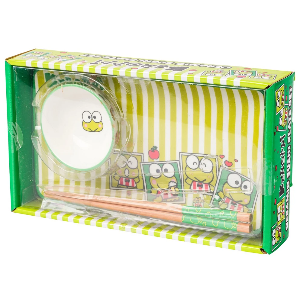 Keroppi Sushi Plate Set 