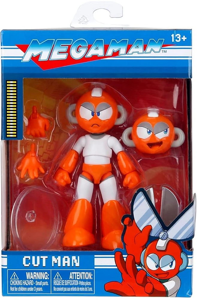 Mega Man 4" Cut Man - 1:12 Scale Action Figure 