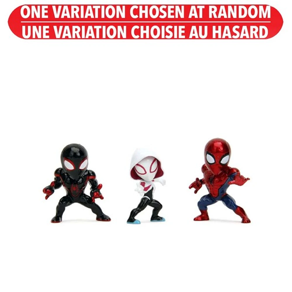 Jada Metal Fig 3-Inch Spider-Man series Assorted – One Variation Chosen at Random