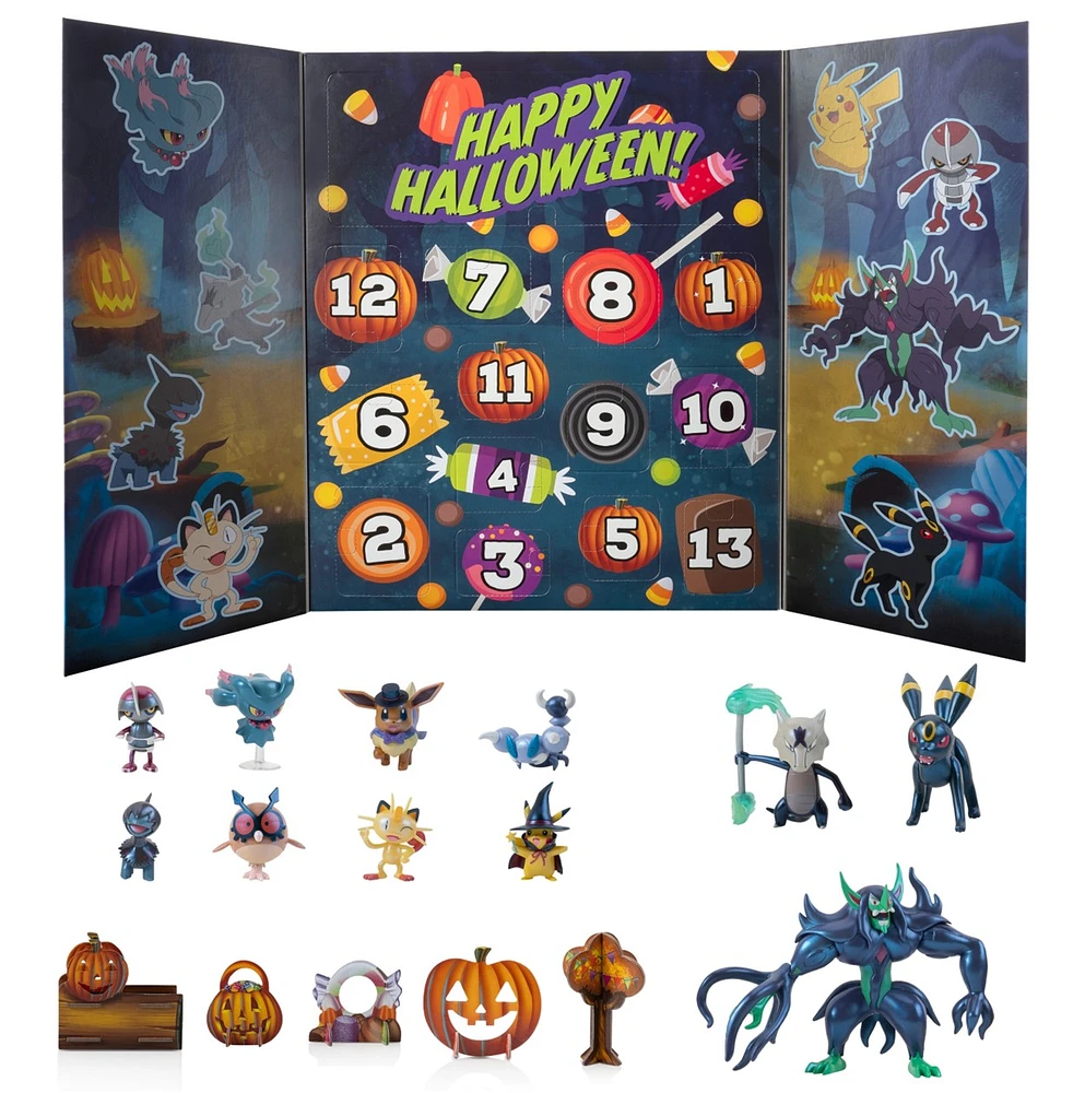 Pokémon 2" Figure Halloween 2024 Countdown Calendar 