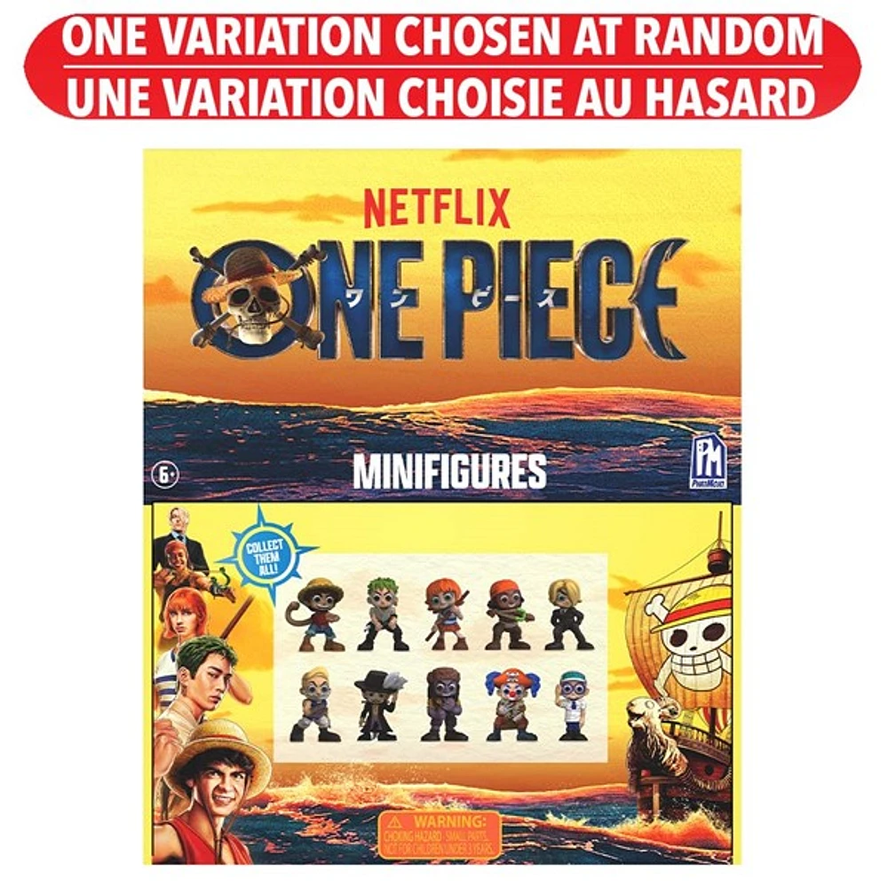 One Piece Netflix Minifigures Mystery Pack - Assorted – One Variation Chosen at Random